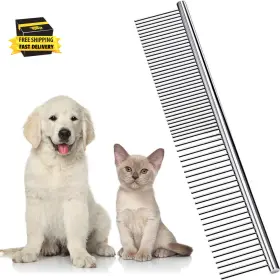 313050810858 DOG Cat Comb Removing Knots Professio
