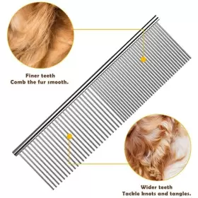 313094376327 DOG Cat Comb Removing Knots Professio #3