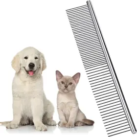 744759739254 DOG Cat Comb Removing Knots Professio
