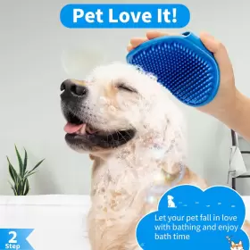 313048740716 DOG Comotech Bath Brush Shampoo Scrubber #3
