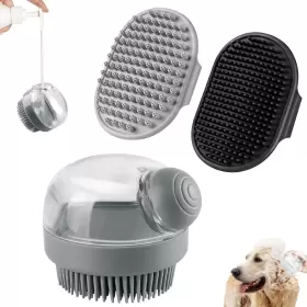 445048584557 DOG Bath Brush Shampoo Scrubber