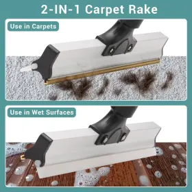 860012688135 10 TO 6 PICKS Carpet Rake Pet Hair Removal #2