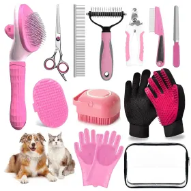 726084027442 2TRUL Dog Brush Shedding Bath Pet Nail Clipper