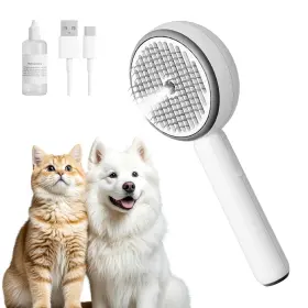 686585218438 3DOEX Pet Steam Brush Dogs Cats Shedding Comb