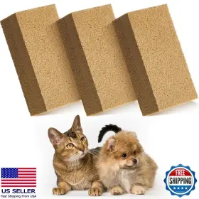 B0D1WTKZJ9 3M Pack Pet Hair Remover Sponge Cats Dogs Fur Tool