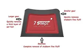 195893109357 7 STEPS Mini Pet Hair Lint Fur Remover Detailer #3
