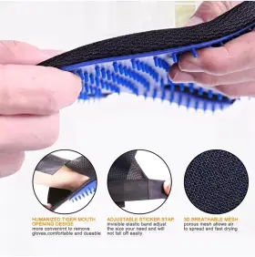 198715744408 AALPET Pet Glove Hair Remover Cleaning Brush #3
