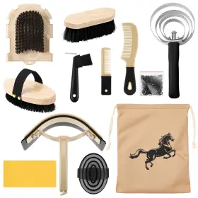 SMO-ABBYLIKE-2244 ABBYLIKE Horse Tack Brush Equine Care Kit