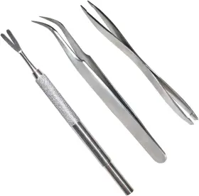 726084212497 ACRONDE Pack Tick Remover Tool Set Steel Cats