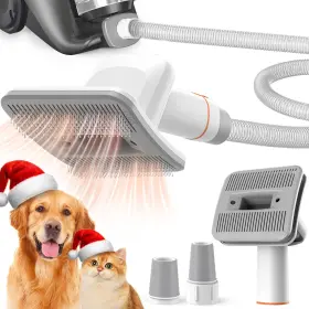 726085021906 AFLOIA Dog Brush Vacuum Pet Tool Cats