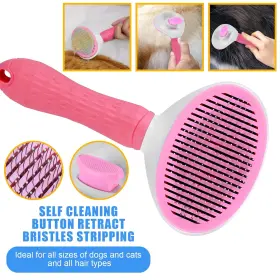 445012034002 AIOLPY Pet Solution Dog Slicker Brush Deshedding #2