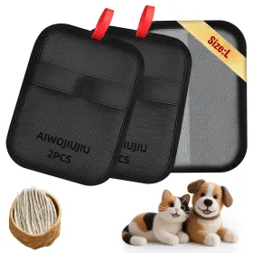 757111143811 AIWOJIUJIU Pet Hair Removal Glove Electrostatic