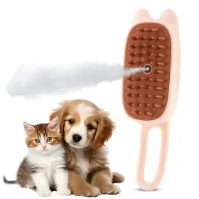 313093713796 AKOTRON Cat Steam Brush Rechargeable Hair Comb