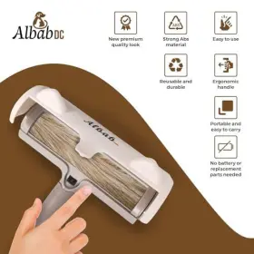 198168049150 ALBAB Pet Hair Remover Lint Roller Clean Couch #2