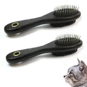 ATB-19228-2PC ALLTOPBARGAINS Doublesided Pet Brushes Dog Cat