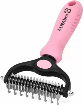 027281123280 ALNABRU-PET Brush Dematting Deshedding Double