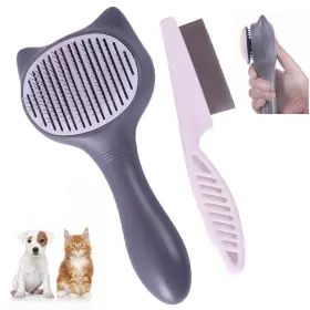 640516885779 AMAZOOMIES Cleaning Cat Brush Brushes Haired