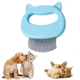 744110284607 AMELIADE Cat Comb Pet Hair Removal Massaging
