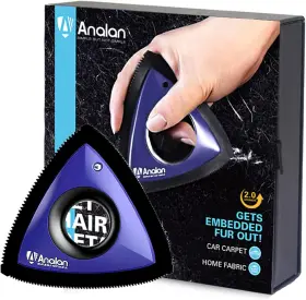 Analan-a ANALAN Mini Pet Hair Remover Triangle Design Car
