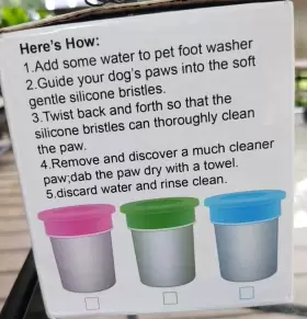 493253332675 ANDIKER Pet Wash Feet Dehydrater Muddy Paws Go #2