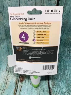 040102809705 ANDIS Deshedding Rake Tool Coat Stripping Mat #2