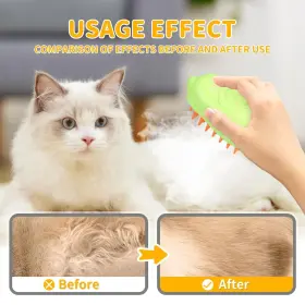 445041141184 ANOWBO Cat Steam Brush Shedding Rechargeable #3