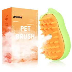 445041141184 ANOWBO Cat Steam Brush Shedding Rechargeable