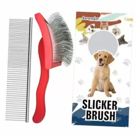 XCQ-1 ANRUNDAR Dog Slicker Brush Goldendoodles Golden Doodle