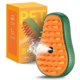 313092625670 AOSHET Steam Brush Cat Dog Deshedding Pet Hair