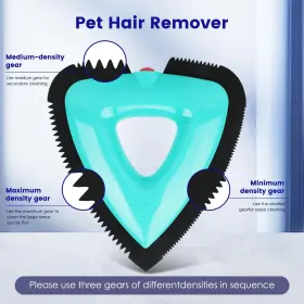 762716403413 AOZIQI Mini Pet Hair Remover Cleaning Brush Car #2