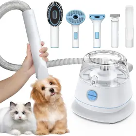 955629902164 APRAFIE Pet Dust Cup Dog Brush Vacuum Adjusta #2