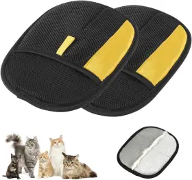 445021692606 APRYEW Electrostatic Pet Hair Removal Glove Cats