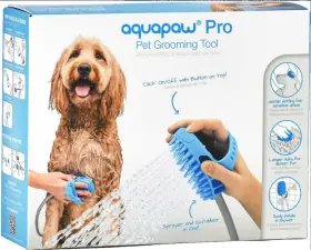 243543 AQUAPAW Pro Dog Tool Sprayer Scrubber