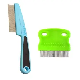 HTX0169-001 ARBOOTJIN Pet Combs Flea Lice Remover Dogs Cats #2