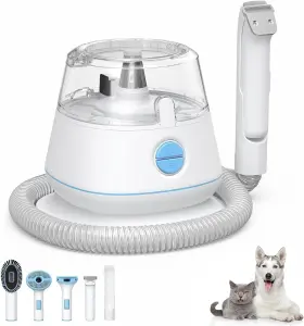 955626436242 ASYPETS Pet Vacuum Suction Hair Dog Kit