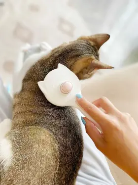 683391738985 ATA HOME Pet Brush Release Cat Dog Shedding Hair #3