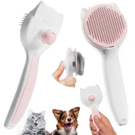 683391738985 ATA HOME Pet Brush Release Cat Dog Shedding Hair