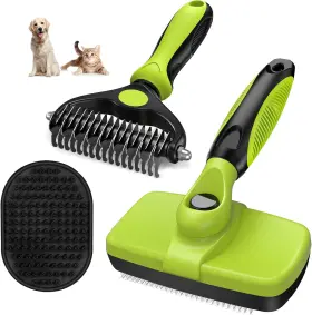445007942923 AUGWIND Cleaning Slicker Brush Rake Bath Dogs
