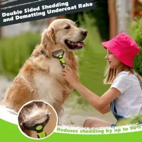 749944425936 AUGWIND Dog Brush Shedding Deshedding #3