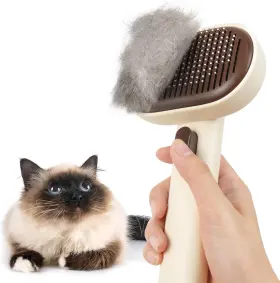 445020133100 AUMUCA Cat Brush Removes Loose Fur Massages Hair