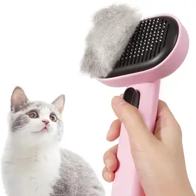 726084557192 AUMUCA Cat Brush Removes Loose Fur Massages Hair