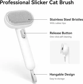 755419620539 AUMUCA Cat Brush Release Brushes Shedding #2