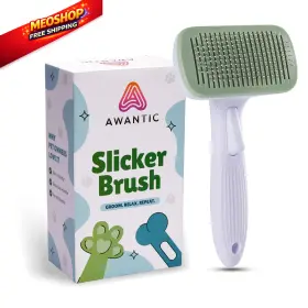 Sb-w AWANTIC Cleaning Slicker Brush Dogs