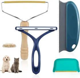 445056664678 AXLUNAR Pet Hair Remover Pack Dog Cat Couch