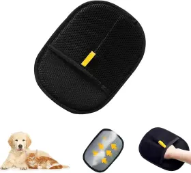 2-PIECE BABIGO Pet Hair Removal Glove Cats Dogs Double