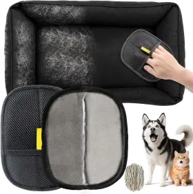 H-551-1 BABORUI Pet Hair Removal Glove Pack Remover Gl