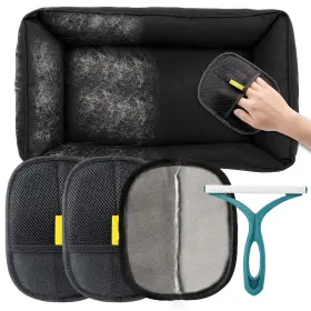 H-551-2 BABORUI Pet Hair Removal Glove Pack Remover