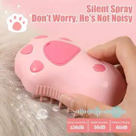 445042063034 BANYAA Cat Steam Brush Shedding Rechargeable #2