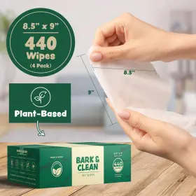 840308708549 BARK CLEAN Dog Wipes Cleaning Deodorizing Pack #2