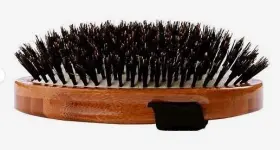 736473104494 BASS Brushes Boar Hair Palm Pet Groomer Elastic